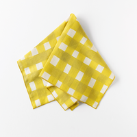 Yellow Cross-Hatch Napkin