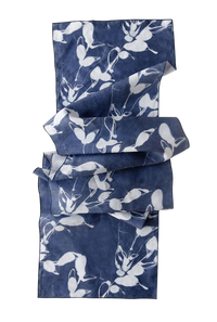 Porto Print in Indigo Runner