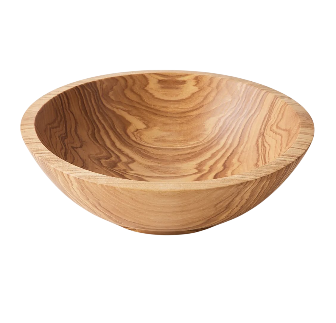 Hand Carved Ash wood Nesting Bowl Set