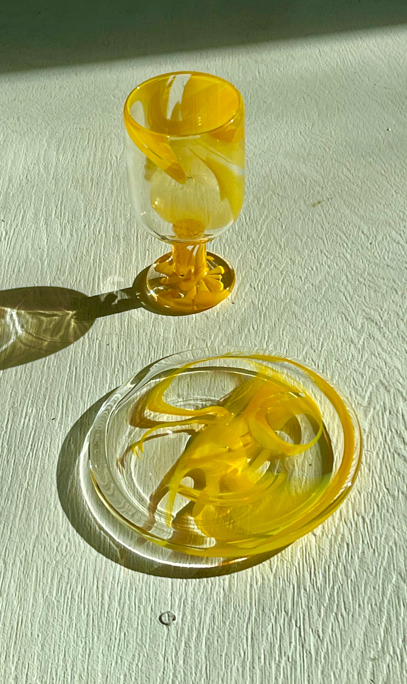 Wine Glass in Sunny