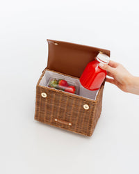 THE WICKER MINI - BROWN WICKER