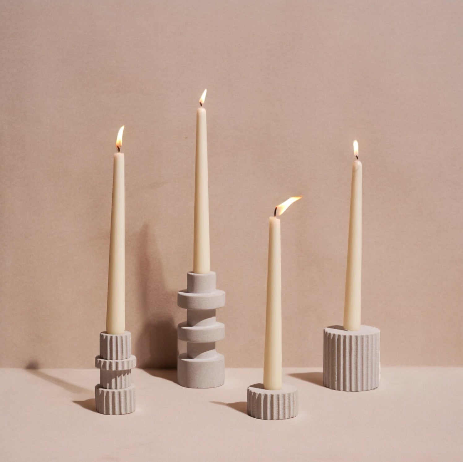 Pilar Candle Holders by Diego Olivero Studio