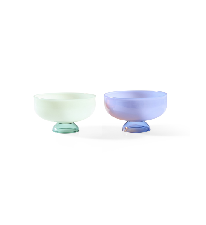 Lagoon Glass Bowls - Small (Set of 2)