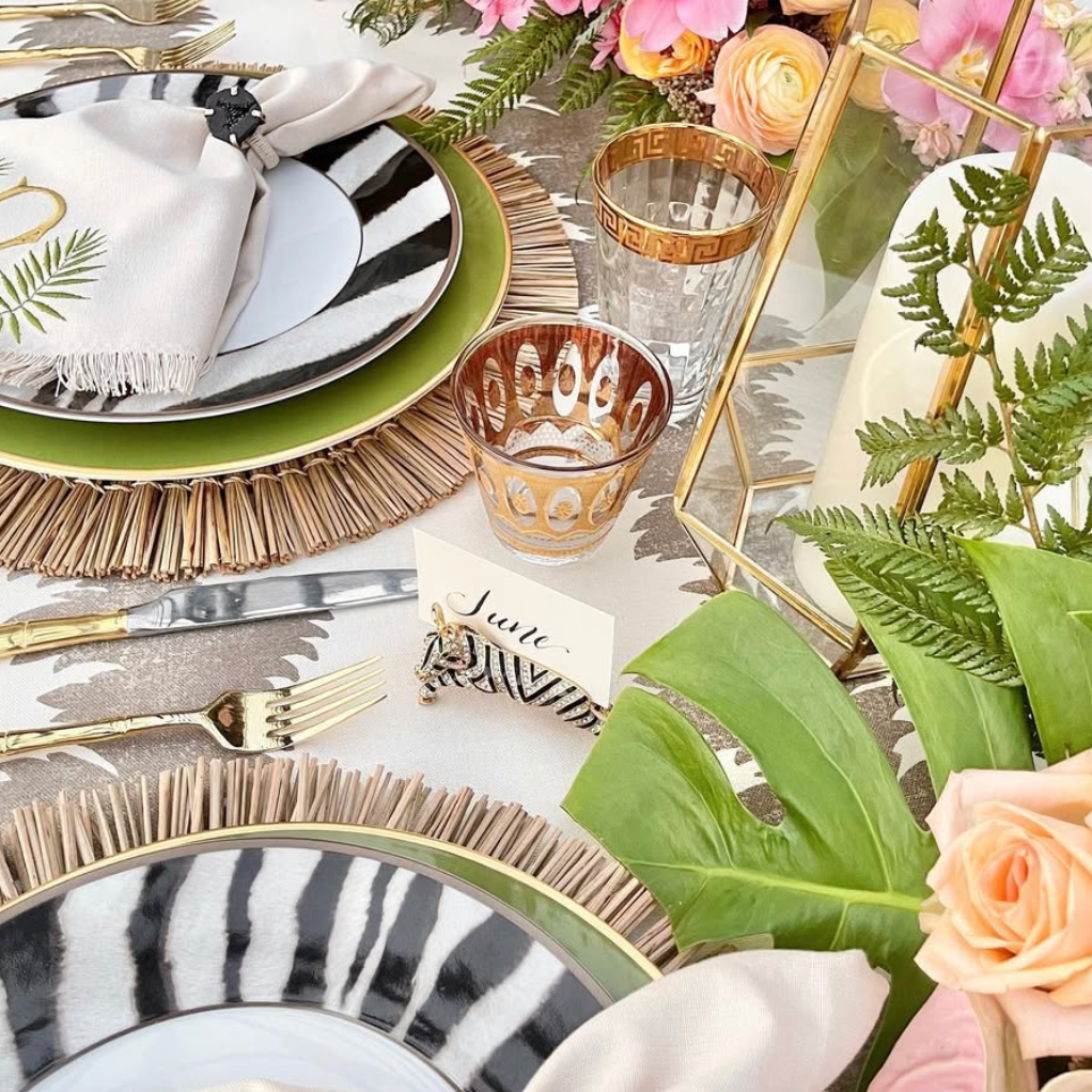 Zebra Placecard Holders (Set of 2)