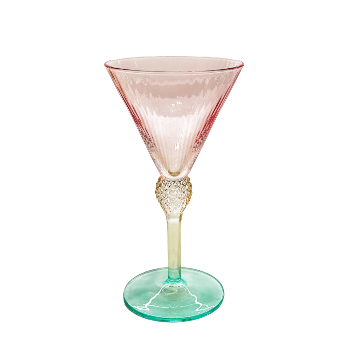 GLASS Aquarelle Martini (Set of 4) - Multi