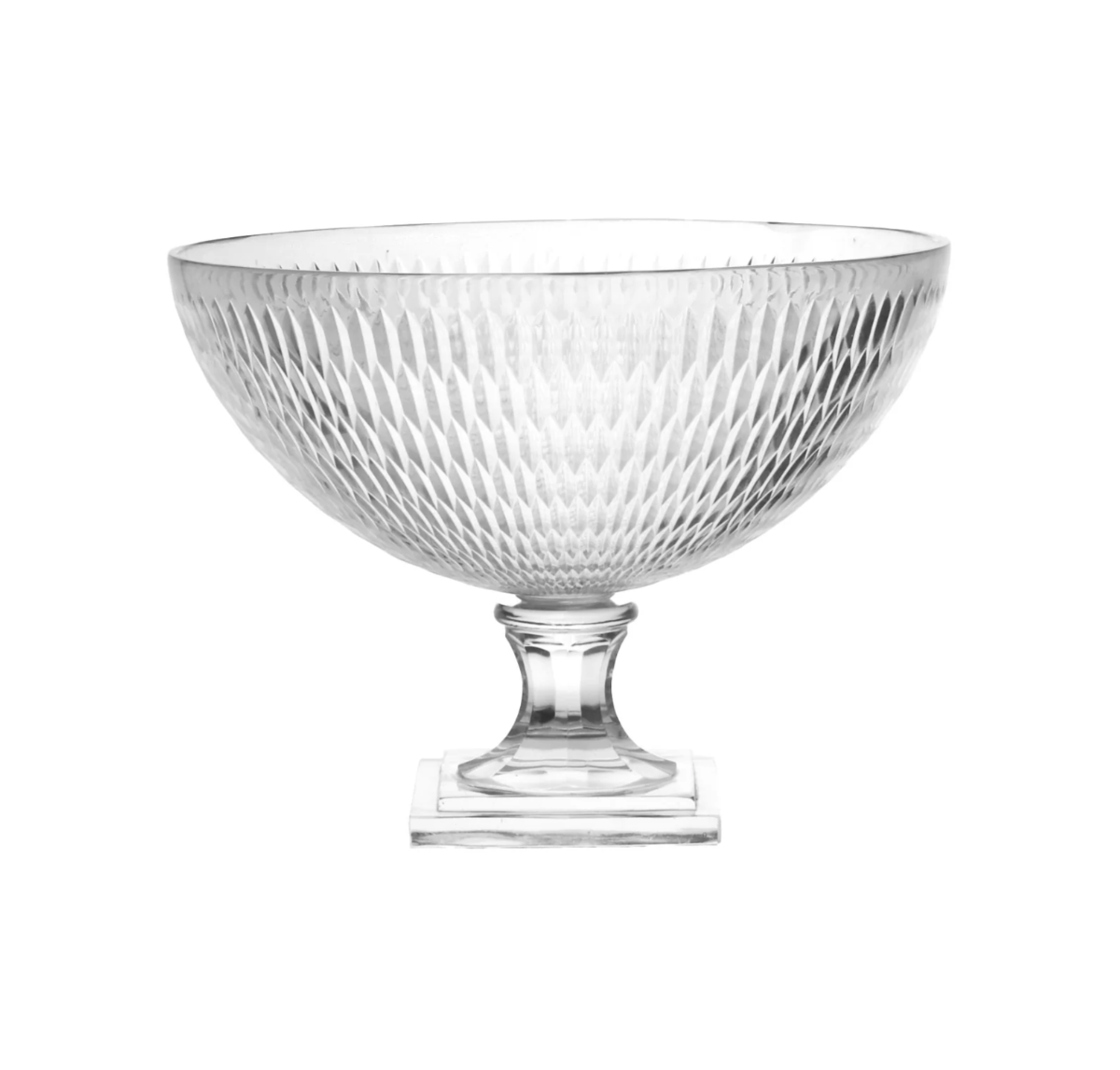 Glass Eclat Centerpiece Clear
