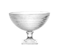 Glass Eclat Centerpiece Clear