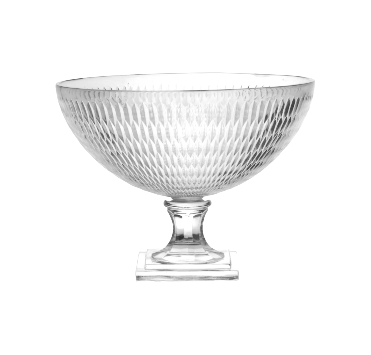 Glass Eclat Centerpiece Clear