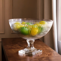 Glass Eclat Centerpiece Clear