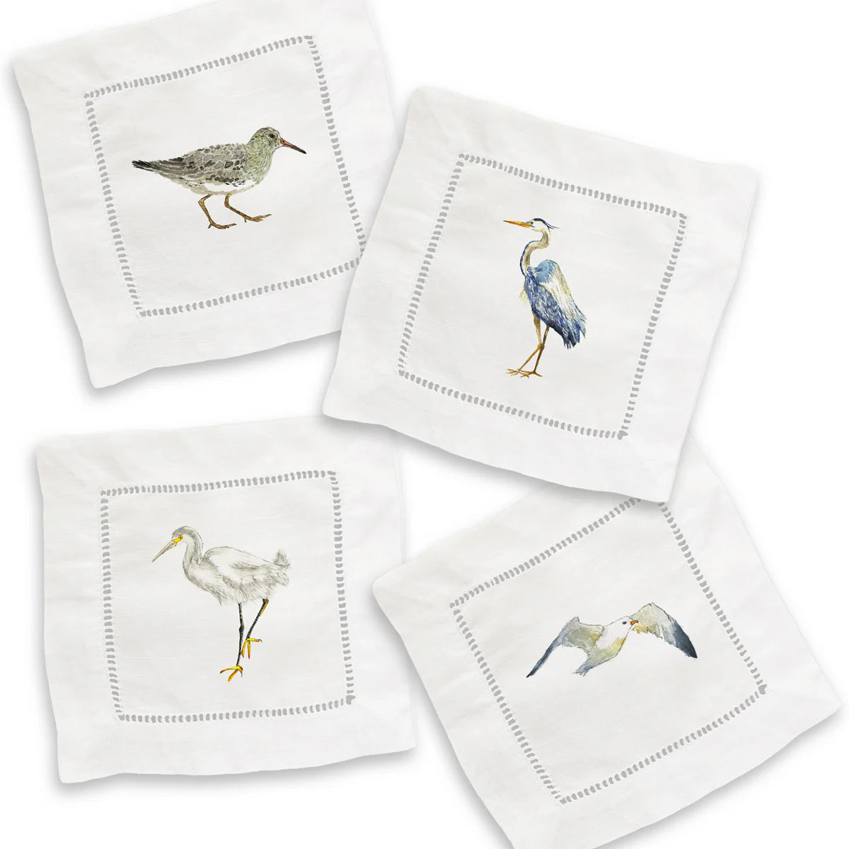 Sea Birds Cocktail Napkin Set