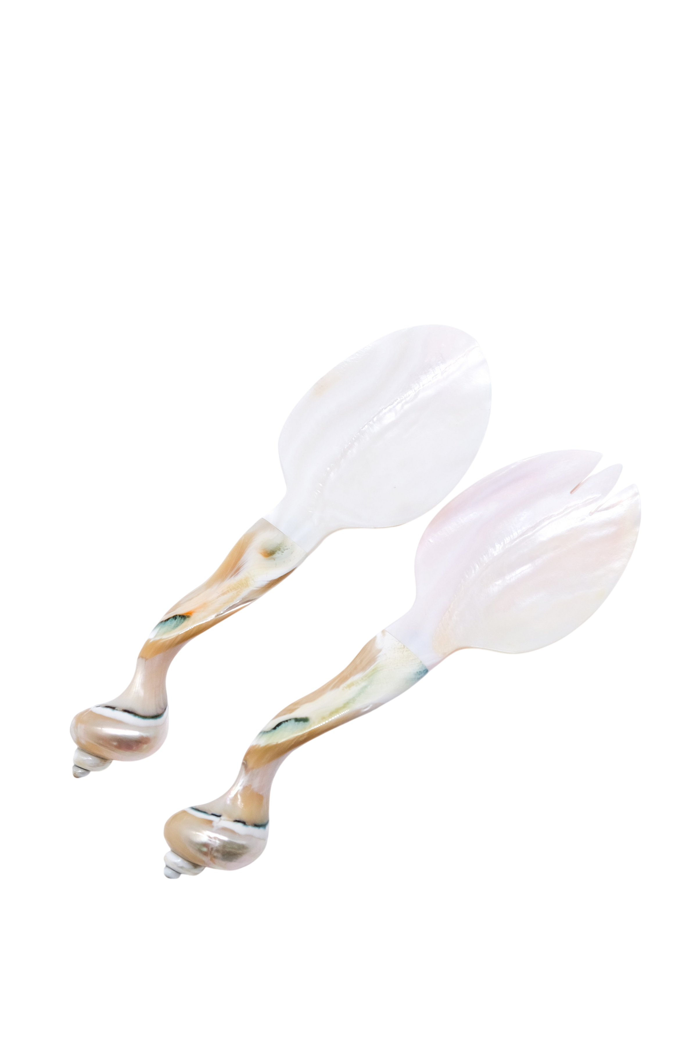 Seashell Serving Set in Pearl White