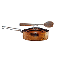 Copper Saute Pan with lid, 3 quart