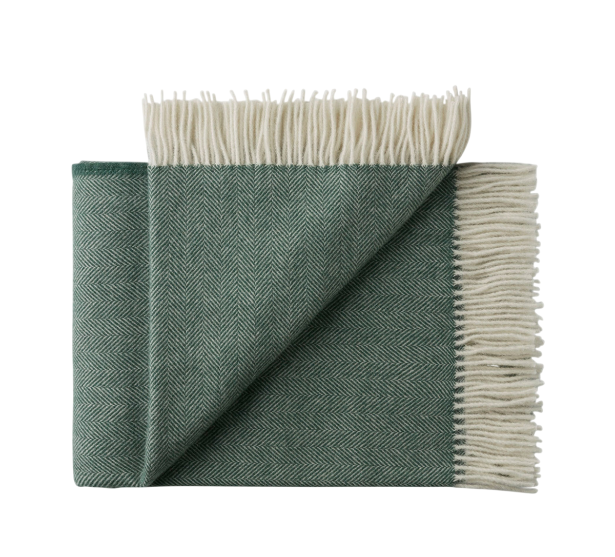 Silkeborg Uldspinderi Sevilla Throw - Pine Green