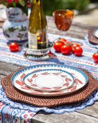 Americano Dinner Plate Set of 12 - Multi
