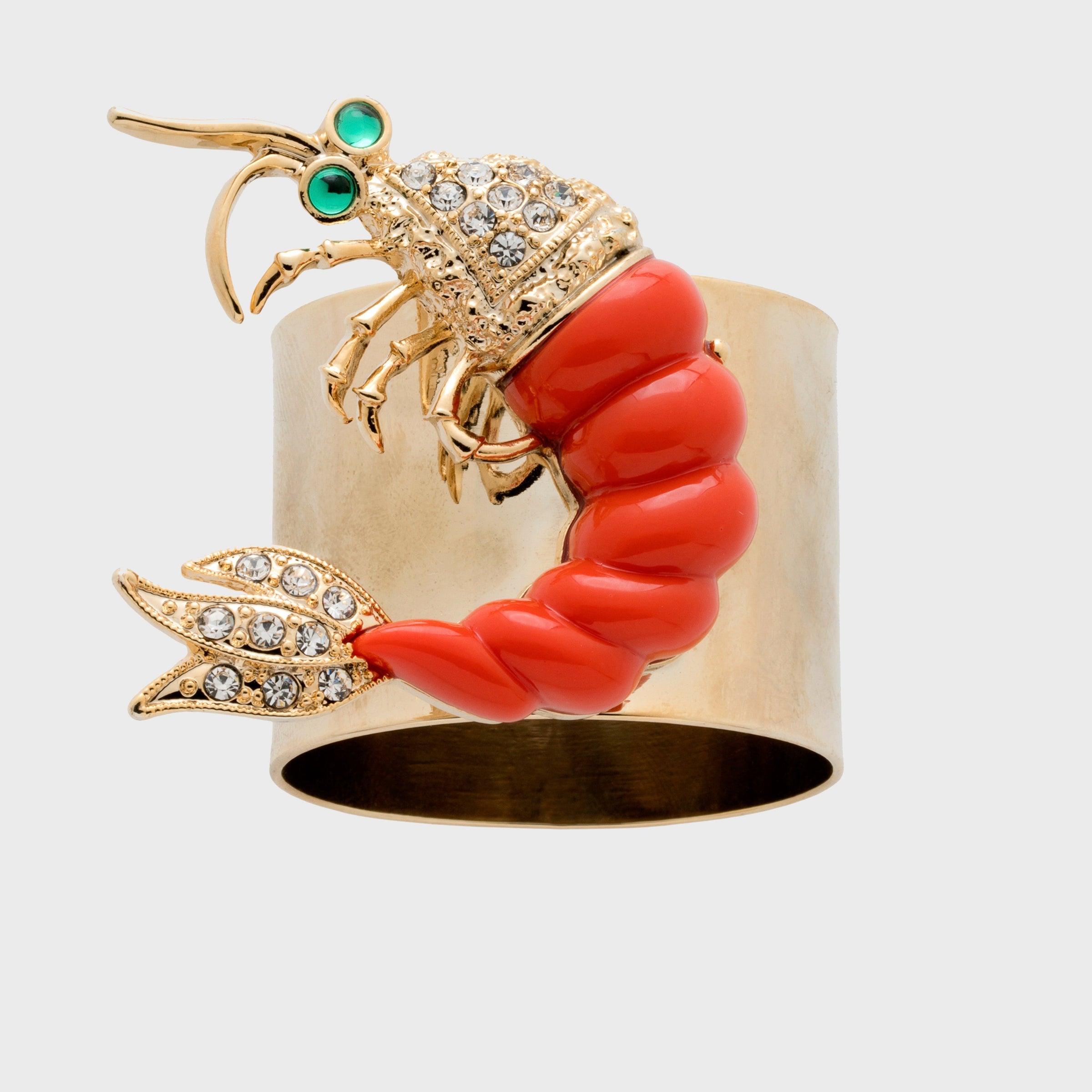 Shrimp Napkin Rings (Set of Two)