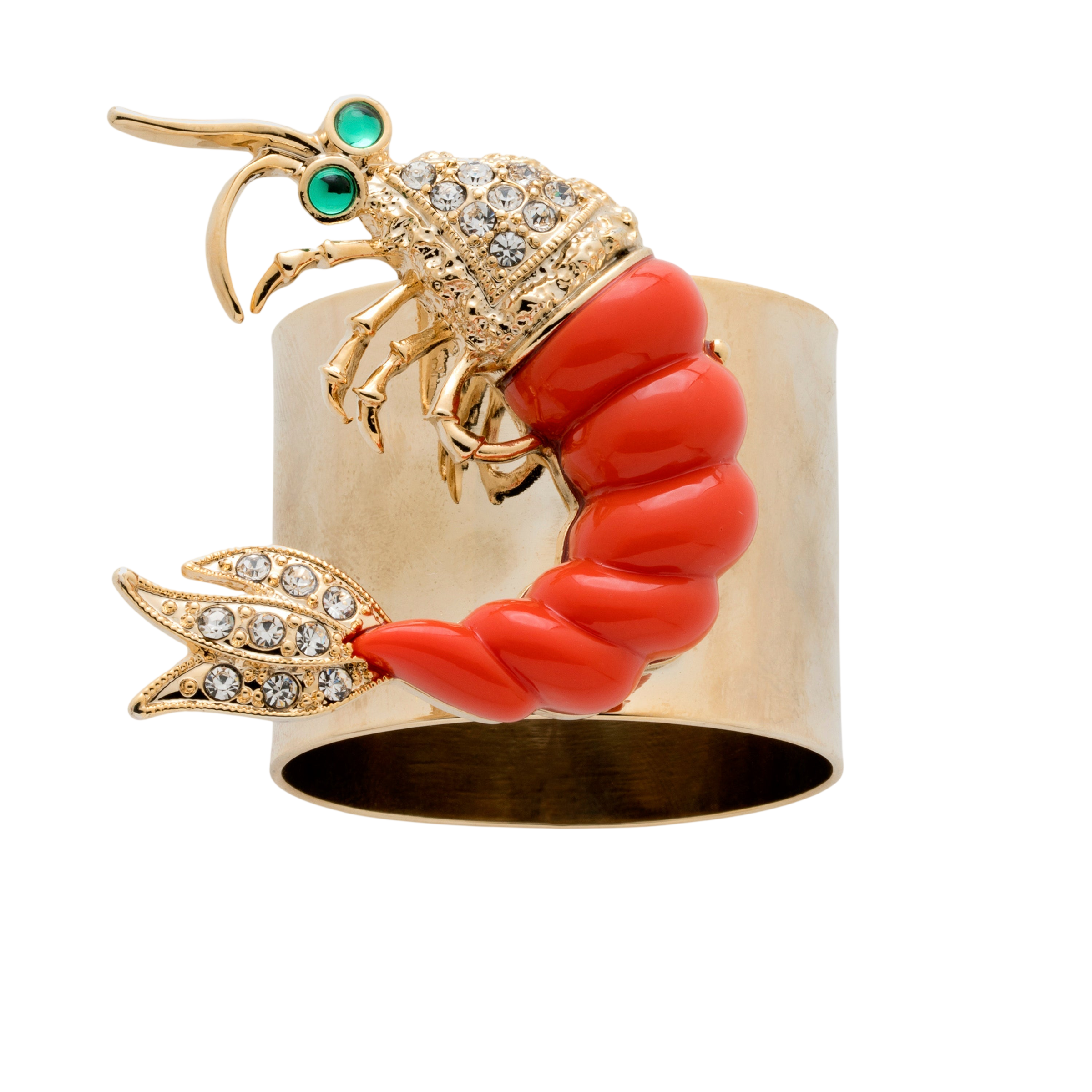 Shrimp Napkin Rings (Set of Two)