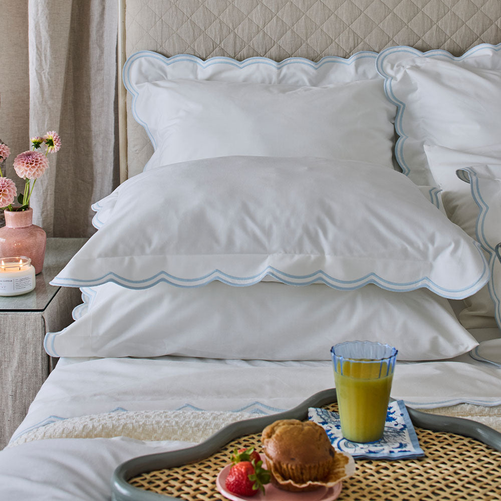 Sipsey Scallop Duvet Cover & Sham Bundle