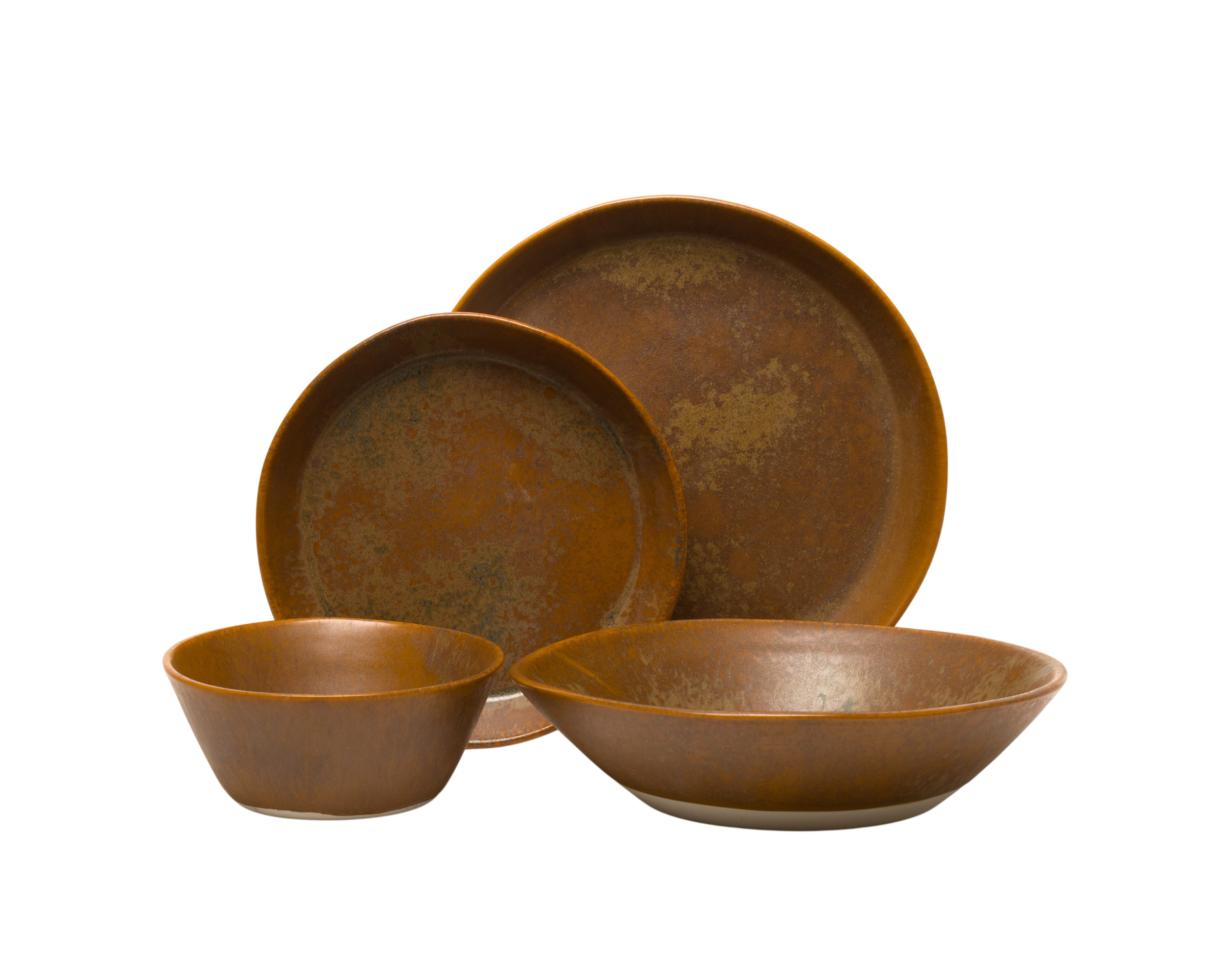 4 Piece Skali Coupe Dinner Setting