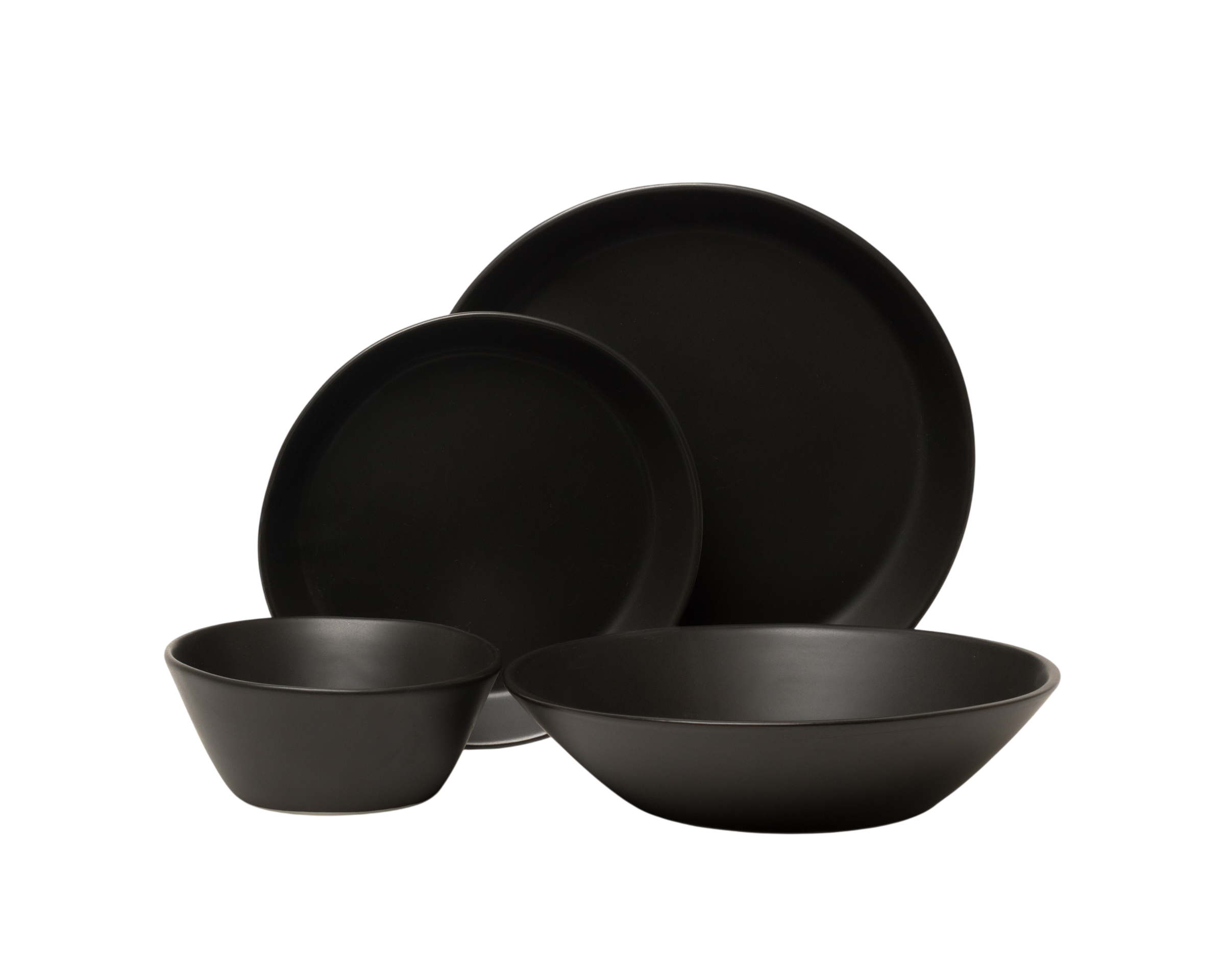 4 Piece Skali Coupe Dinner Setting