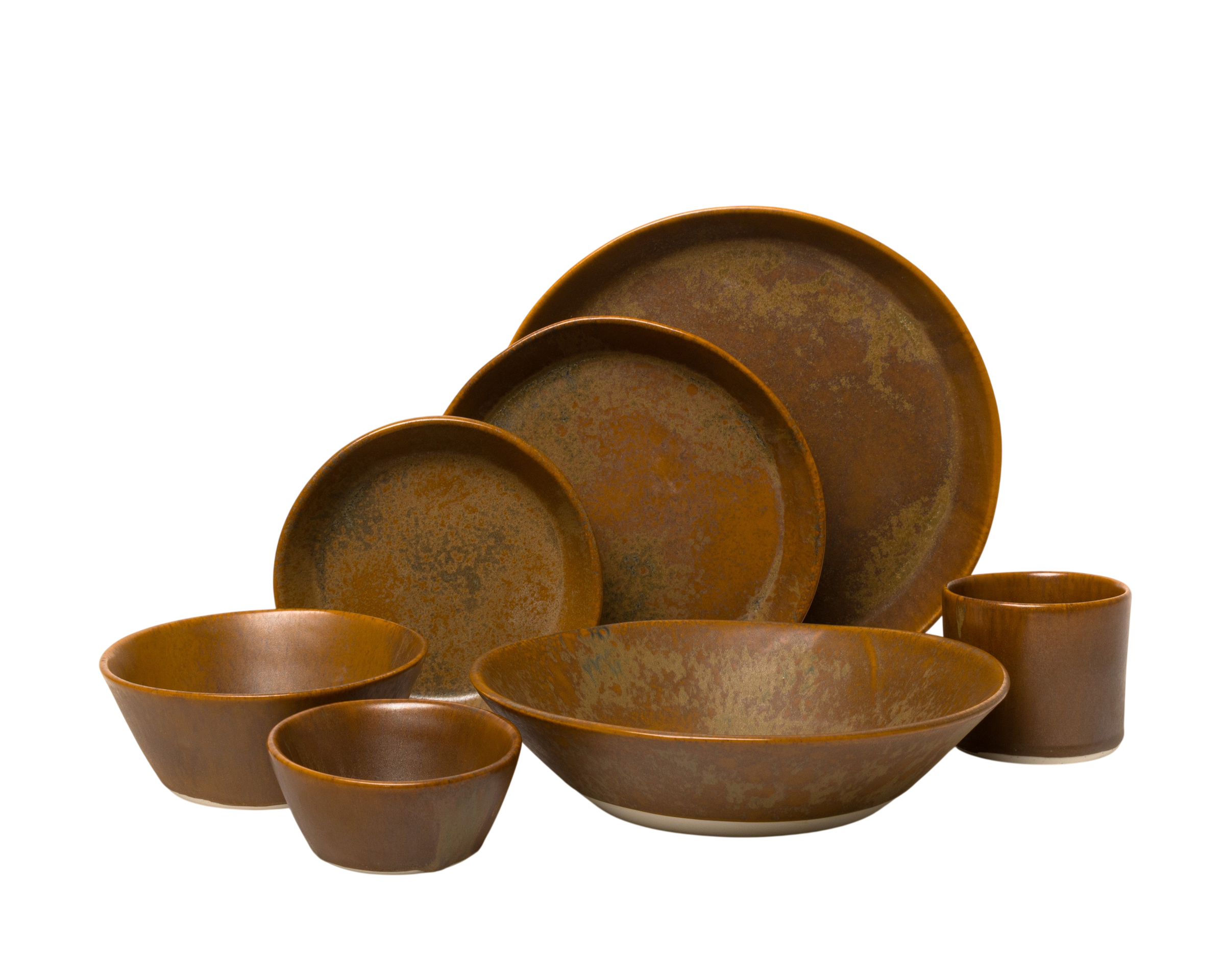 7 Piece Skali Coupe Dinner Setting
