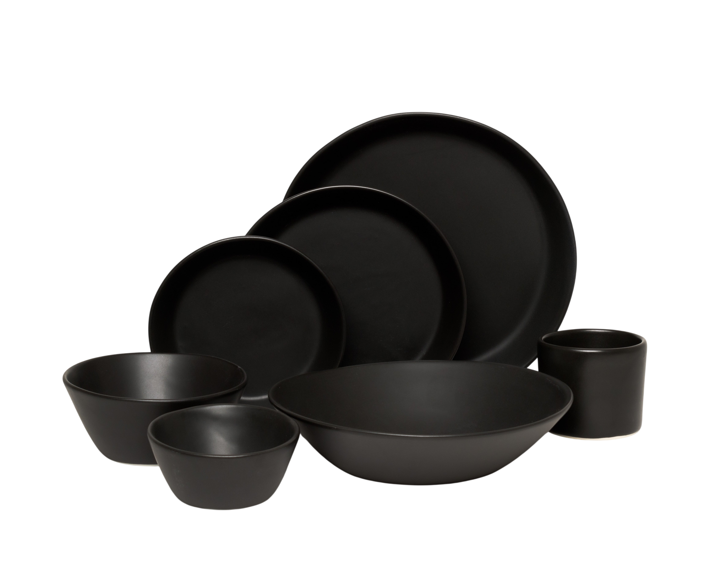 7 Piece Skali Coupe Dinner Setting