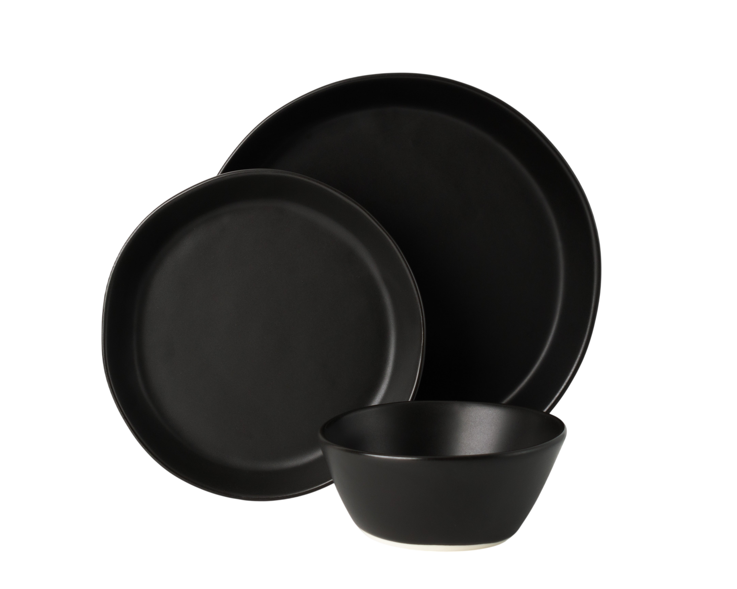3 Piece Skali Coupe Dinner Setting