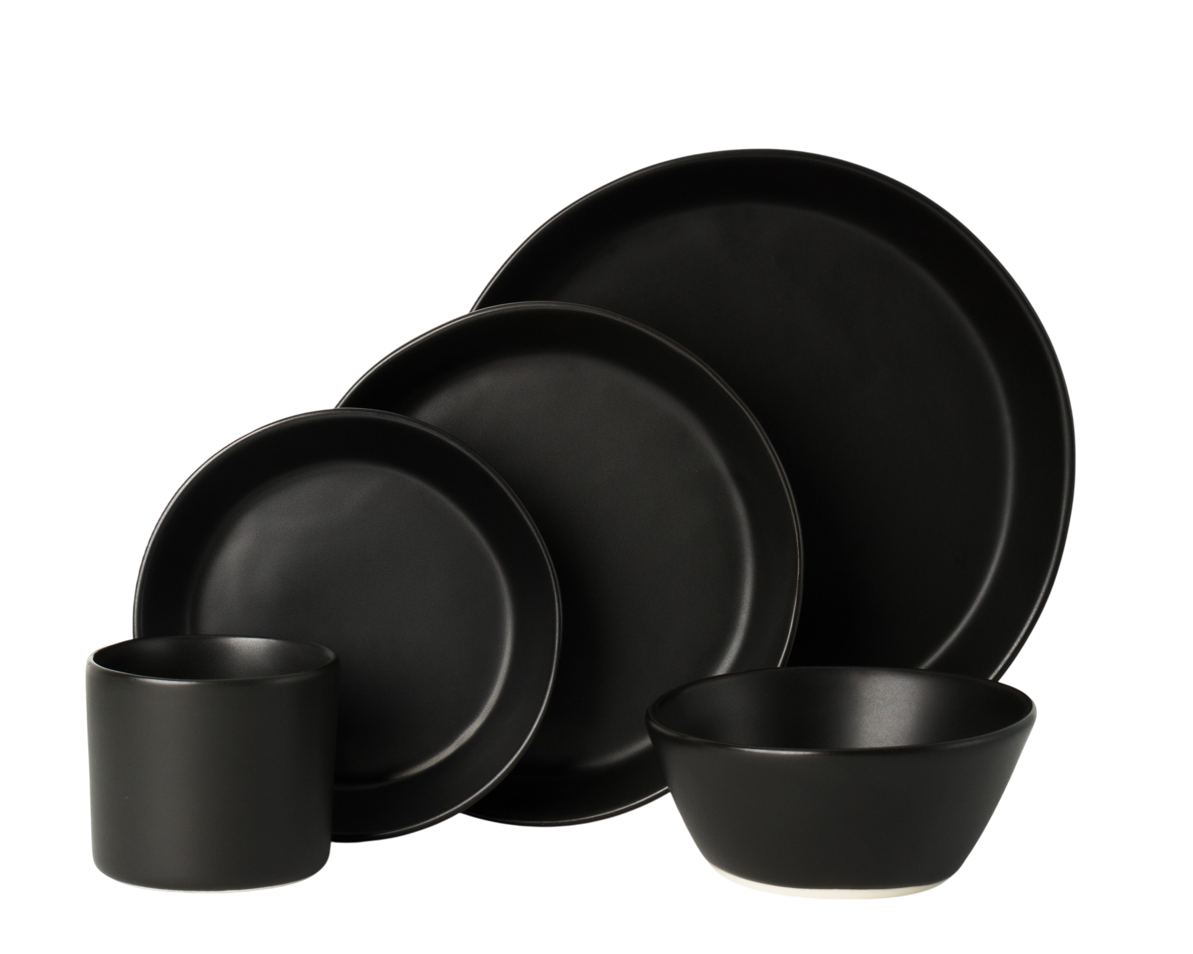 5 Piece Skali Coupe Dinner Setting