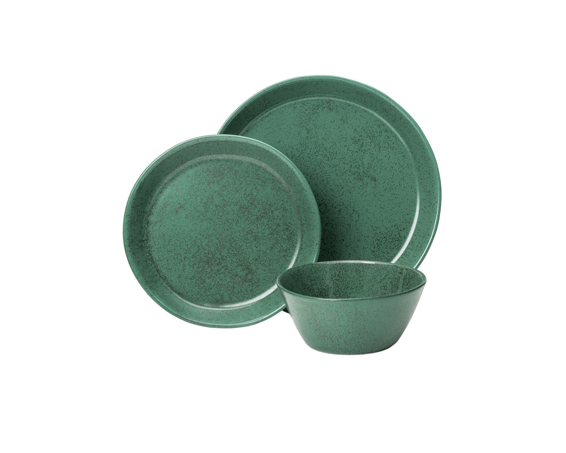 3 Piece Skali Coupe Dinner Setting