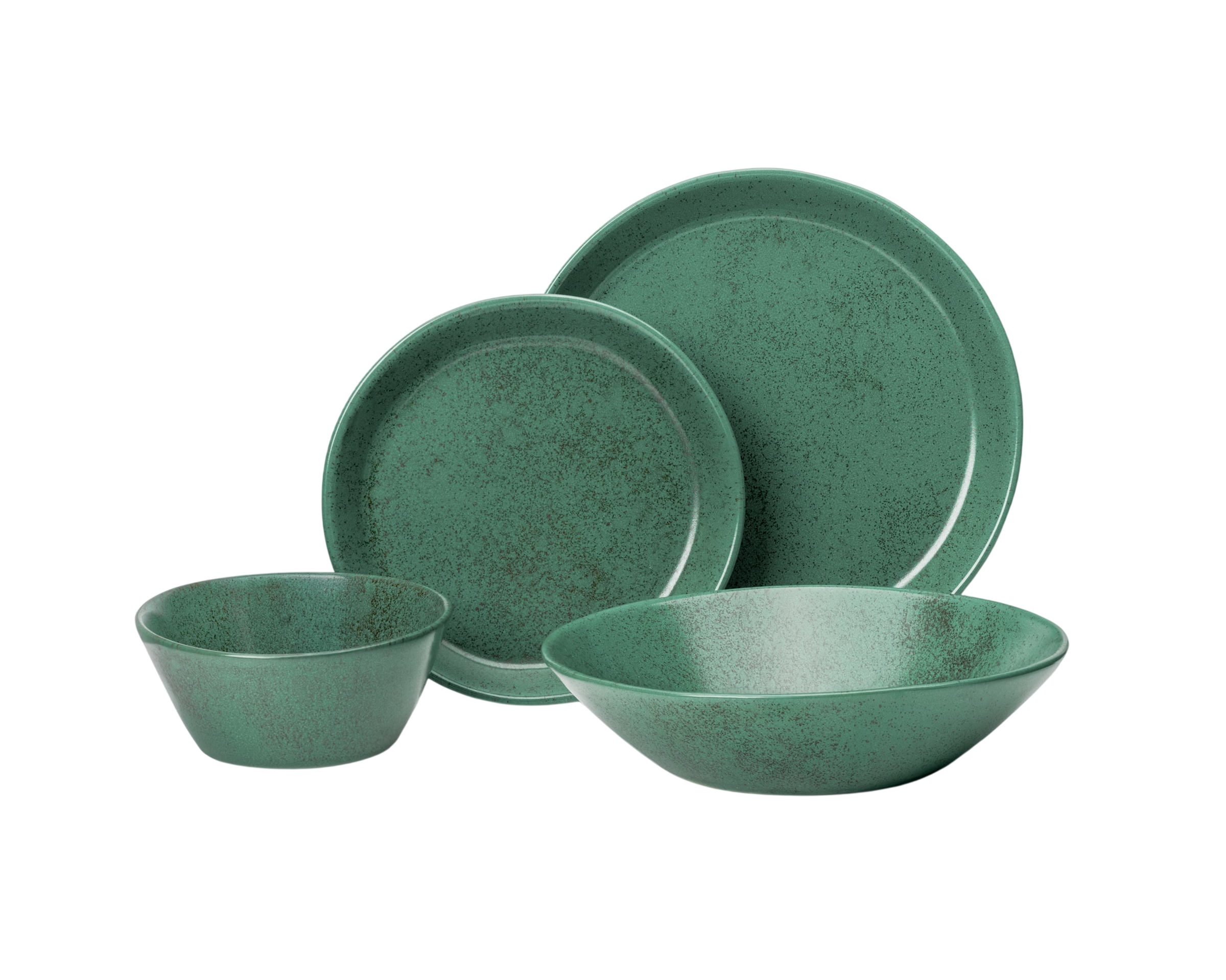 4 Piece Skali Coupe Dinner Setting