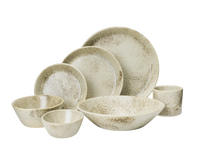 7 Piece Skali Coupe Dinner Setting