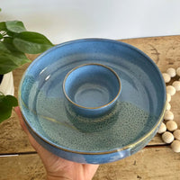 Coastal Clay Co. Small Chip and Dip Bowl