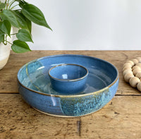 Coastal Clay Co. Small Chip and Dip Bowl
