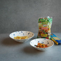 Terrazzo Azzurro Soup/Pasta Bowls, Set of 6