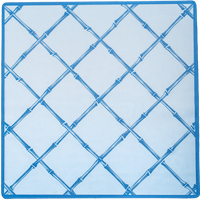 Mahjong Game Mat: Trellis in Barely Blue