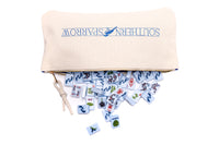 The Chinoiserie Set  -  Mahjong Tiles (Blue)