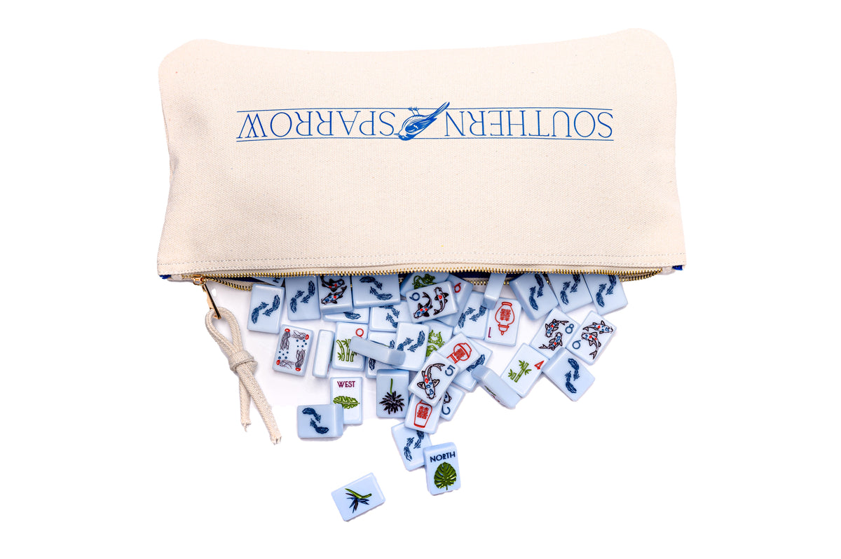 The Chinoiserie Set  -  Mahjong Tiles (Blue)