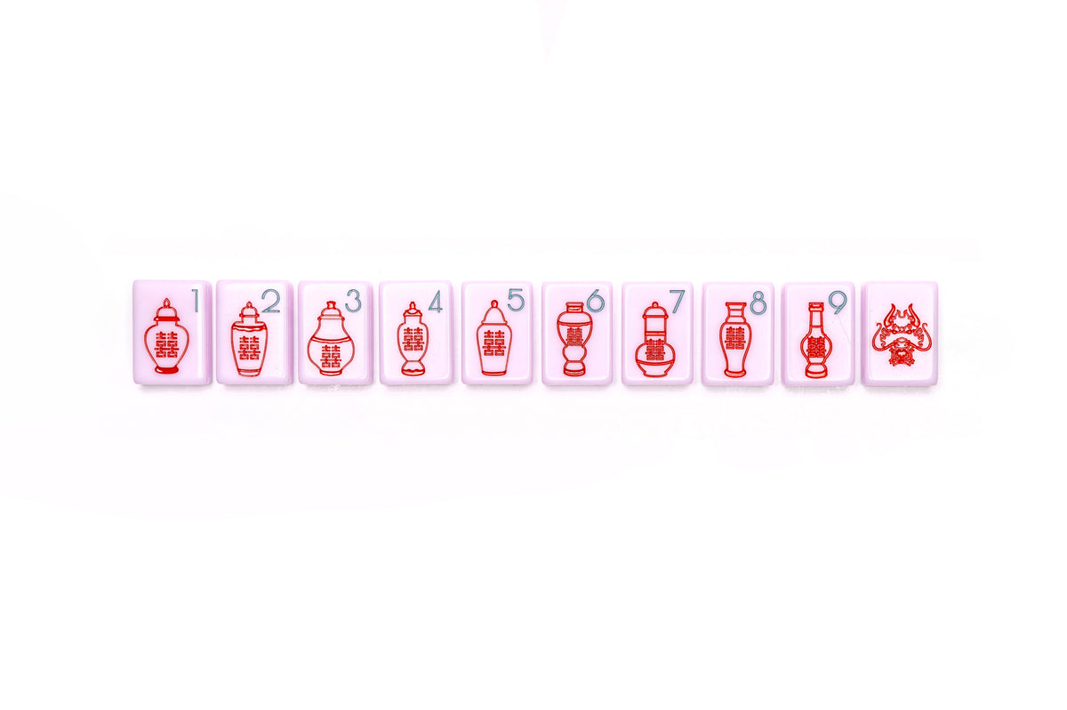 The Chinoiserie Set -  Mahjong Tiles (Luxe Lilac)