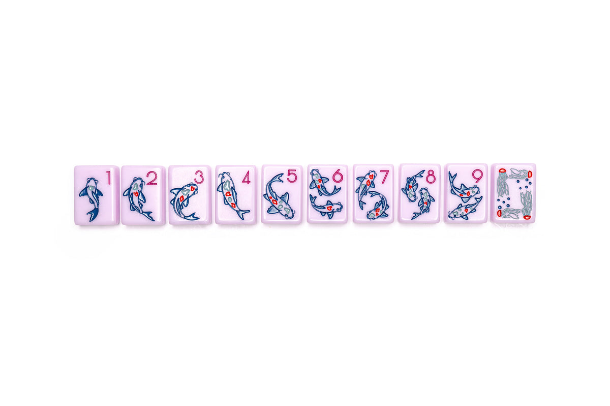 The Chinoiserie Set -  Mahjong Tiles (Luxe Lilac)