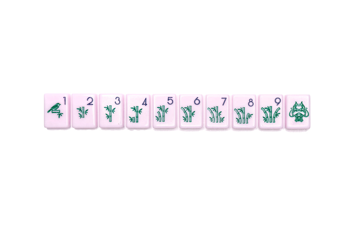 The Chinoiserie Set -  Mahjong Tiles (Pink)