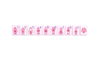 The Chinoiserie Set -  Mahjong Tiles (Pink)