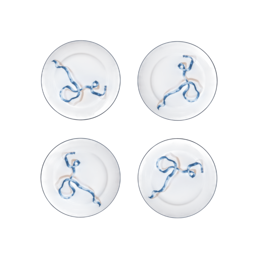 Ribbon Dessert Plates
