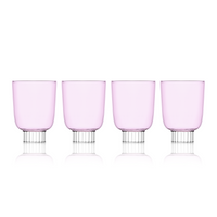 Romantic Stemless Wine Glasses