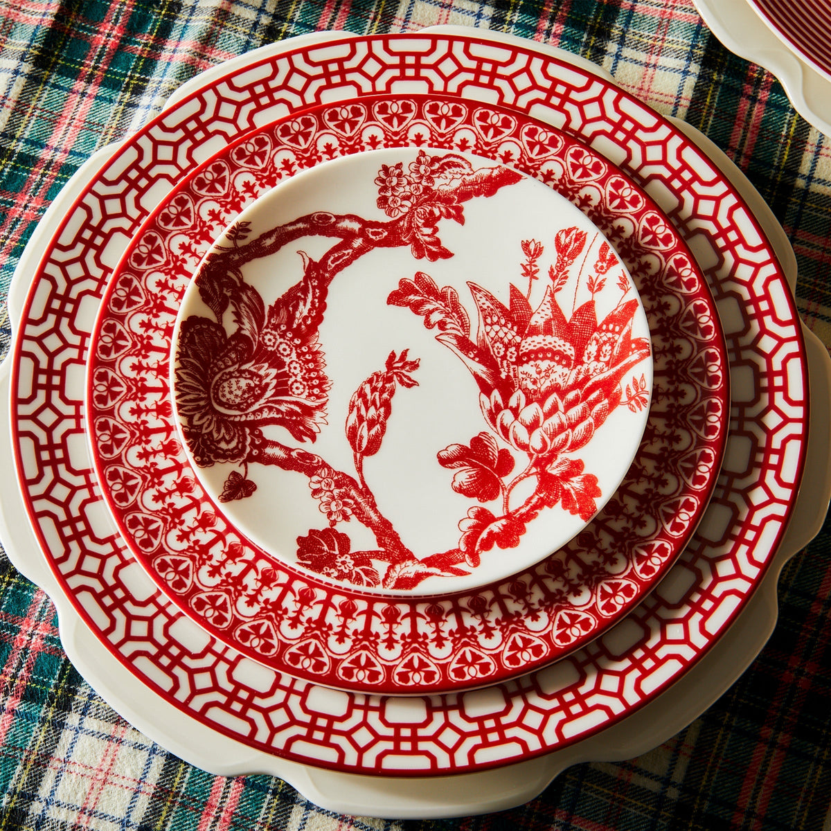 Newport Garden Gate Rimmed Dinner Plate