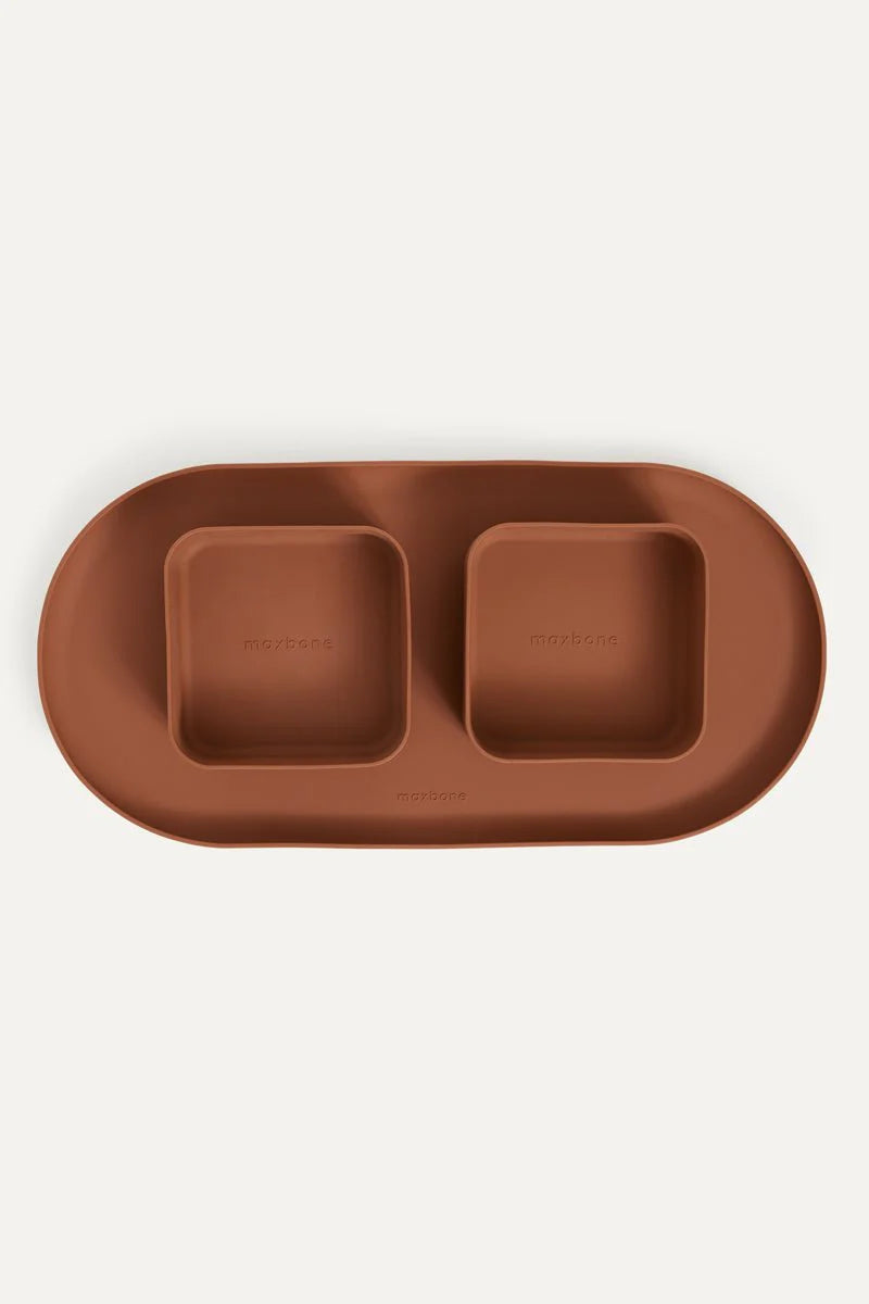 Square Bowls & Mat Set