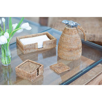 Rattan Coaster Set
