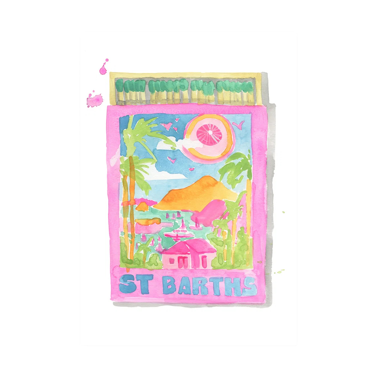 St. Barths Matchbook