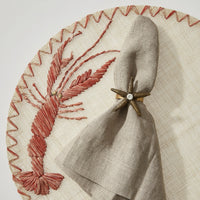 Starfish Skinny Napkin Rings - Bronze (Set of 4)
