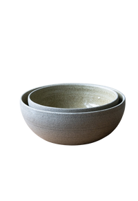 Stoneware Nesting Bowl Set "Concrete"