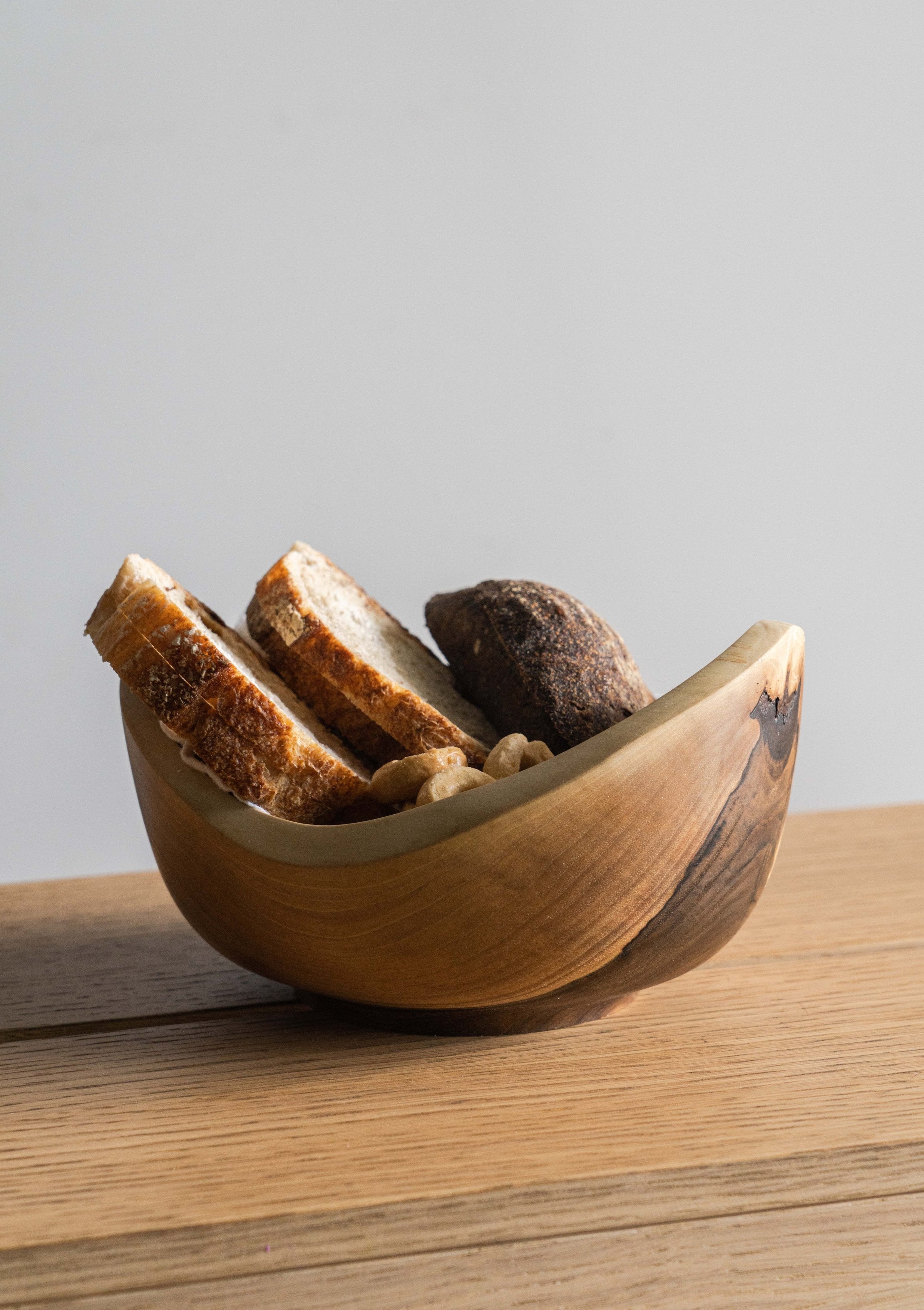 Hand Carved Small Wooden Bowl
