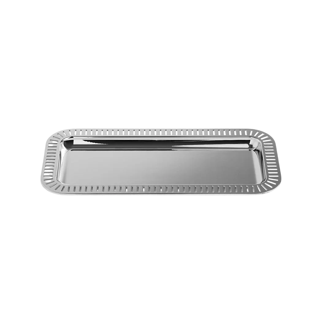 Striations Serving Tray Small Rectangle